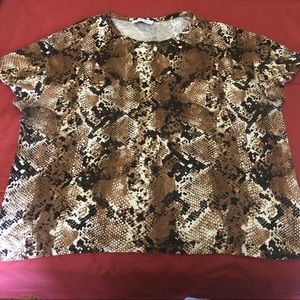 2 Zara tops. Short sleeves. Cotton. Gently worn. 21 1/2 length.